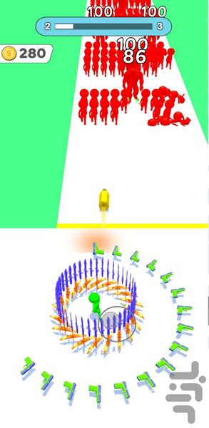 بازی ادمک های تیرانداز - Gameplay image of android game