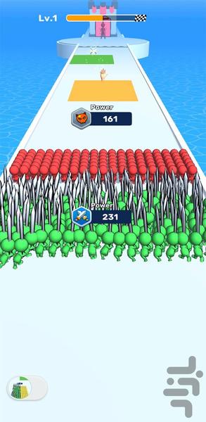 بازی هجوم ادمک های رنگی - Gameplay image of android game