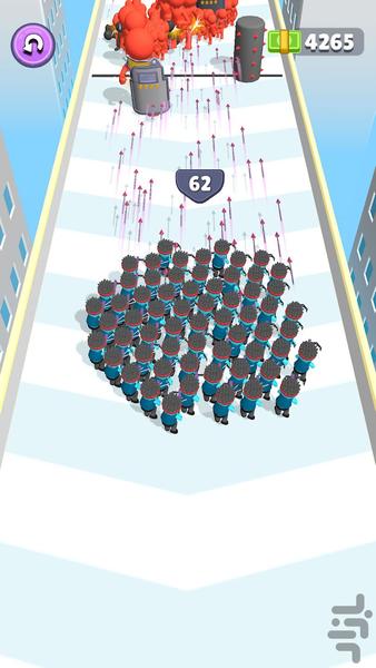 بازی هجوم ادمک های رنگی - Gameplay image of android game