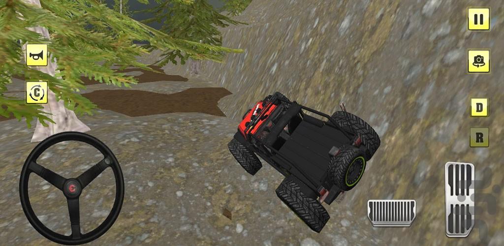 بازی رانندگی افرود در گل و لای - Gameplay image of android game