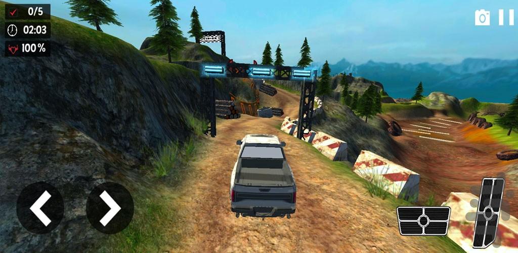 بازی رانندگی با وانت افرودی - Gameplay image of android game