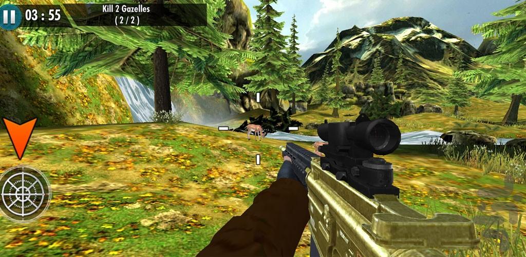 بازی شکار آهو | شکارچی جنگل - Gameplay image of android game
