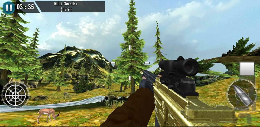 بازی شکار آهو | شکارچی جنگل - Gameplay image of android game