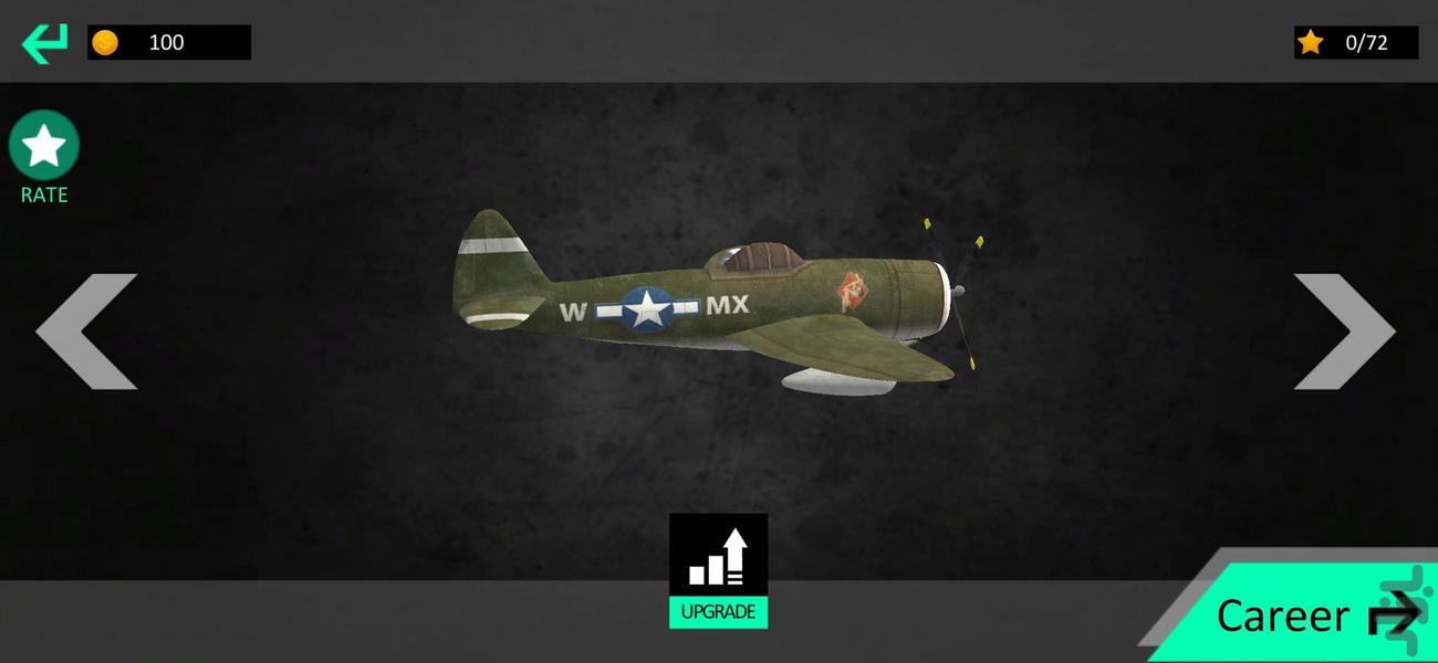 بازی هواپیمای جنگی - Gameplay image of android game