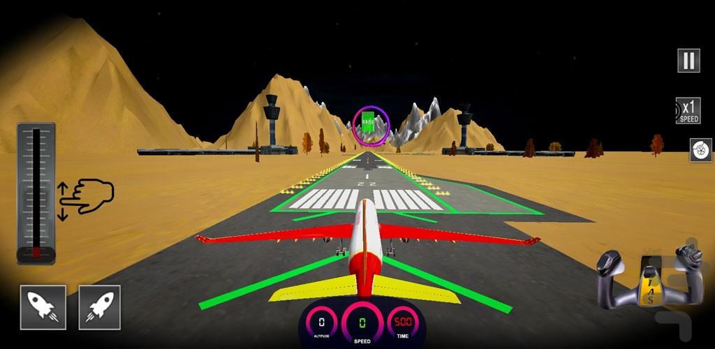 بازی خلبان هواپیما - Gameplay image of android game