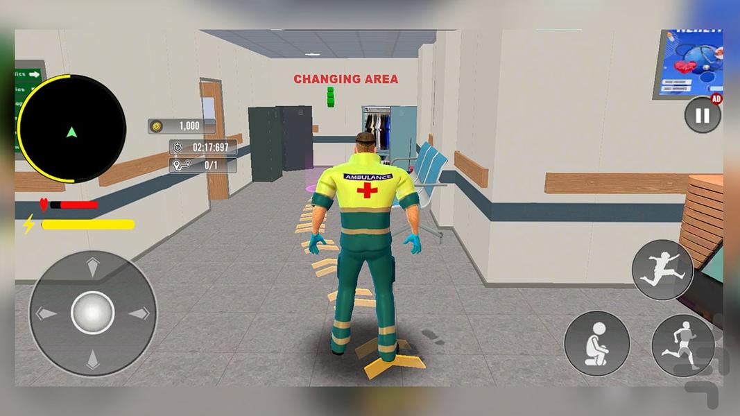 بازی آمبولانس اورژانس - Gameplay image of android game
