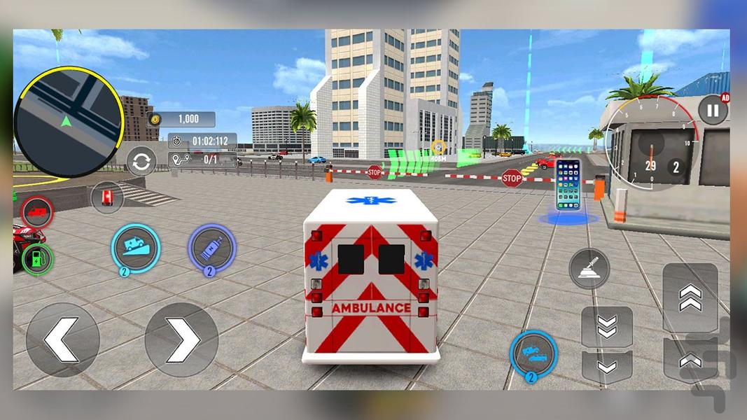 بازی آمبولانس اورژانس - Gameplay image of android game