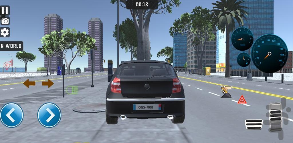 بازی اموزش رانندگی | ماشین بازی - Gameplay image of android game