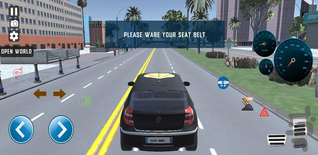 بازی اموزش رانندگی | ماشین بازی - Gameplay image of android game