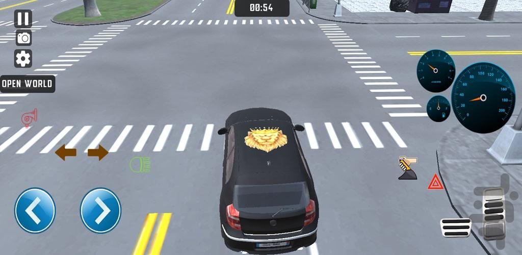 بازی اموزش رانندگی | ماشین بازی - Gameplay image of android game