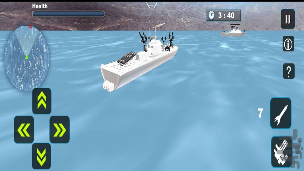 بازی ناو جنگی - Gameplay image of android game