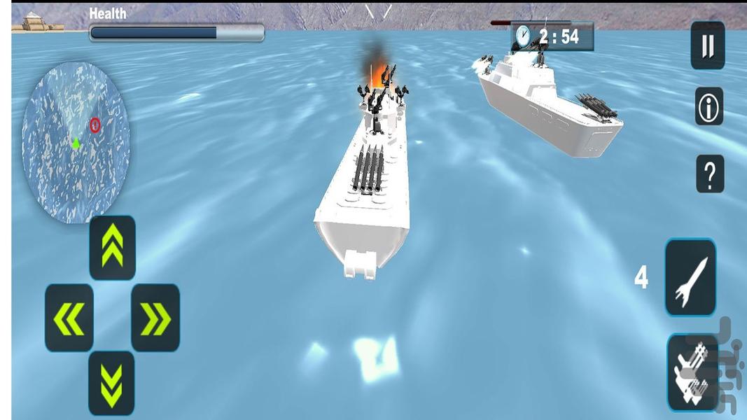 بازی ناو جنگی - Gameplay image of android game