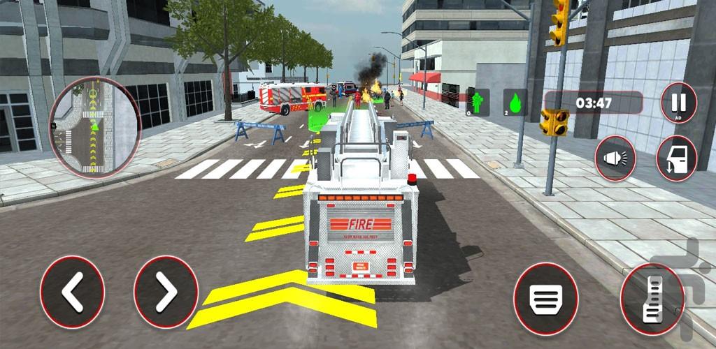 بازی جدید آتش نشان فداکار - عکس بازی موبایلی اندروید