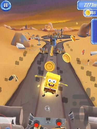 بازی باب اسفنجی - Gameplay image of android game