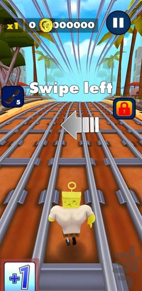 بازی باب اسفنجی - Gameplay image of android game