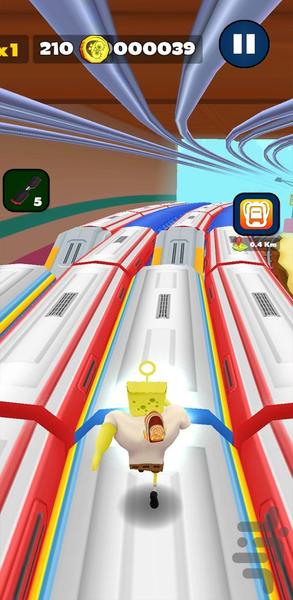 بازی باب اسفنجی - Gameplay image of android game