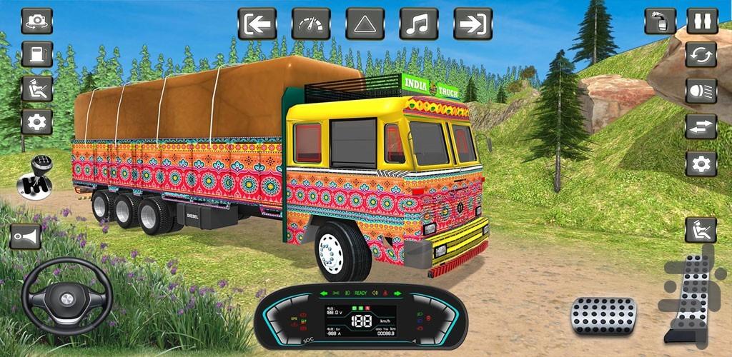 بازی کامیون باربری - Gameplay image of android game