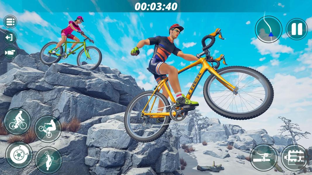 بازی دوچرخه سواری جدید - Gameplay image of android game