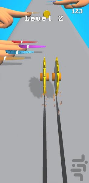 بازی دخترانه سالن برش ناخن - Gameplay image of android game