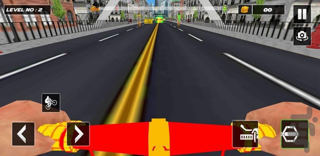 بازی مسابقات دوچرخه سواری - Gameplay image of android game