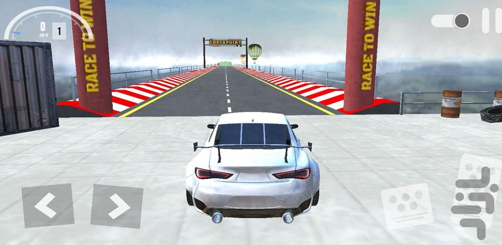 بازی مسابقات ماشین سواری جدید - Gameplay image of android game