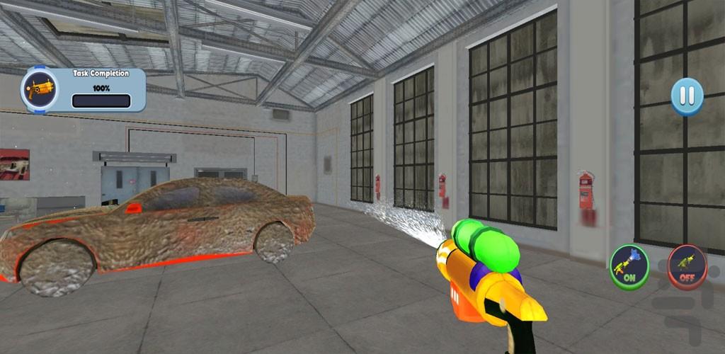 بازی جدید کارواش ماشین ها - Gameplay image of android game