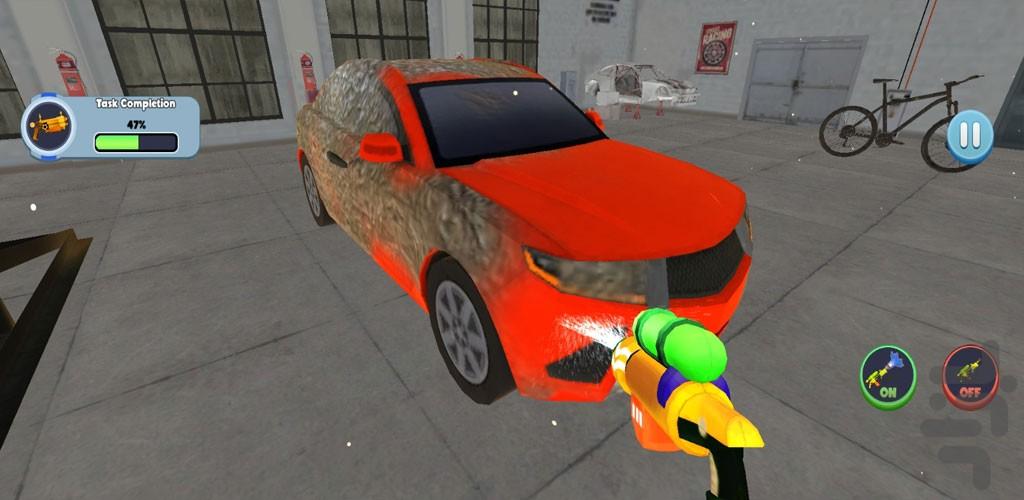 بازی جدید کارواش ماشین ها - Gameplay image of android game