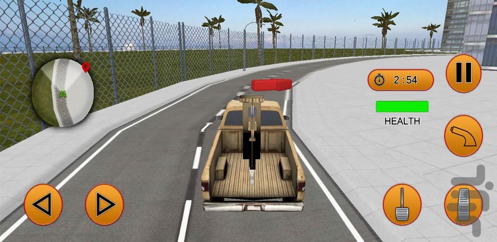 بازی یدک کش ماشین - Gameplay image of android game