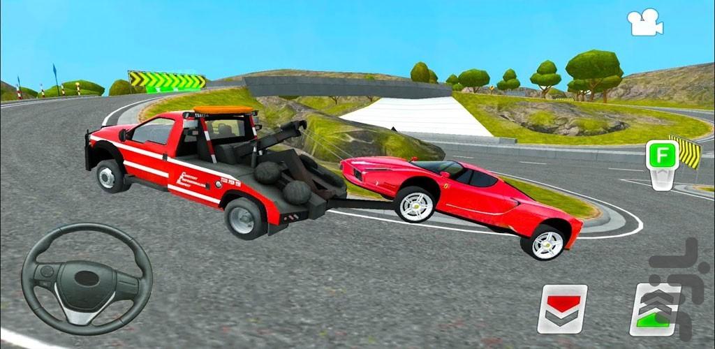 بازی یدک کش ماشین - Gameplay image of android game