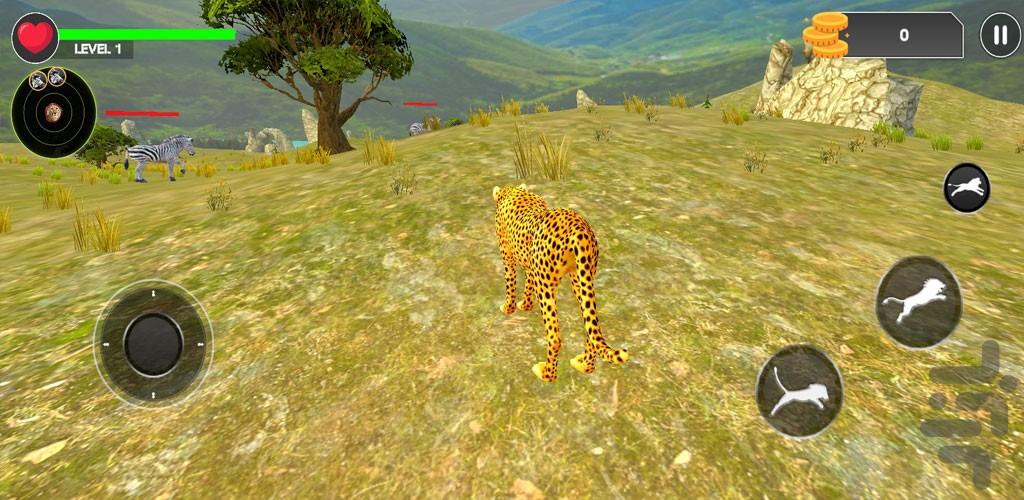 بازی حیات وحش یوزپلنگ ها - Gameplay image of android game