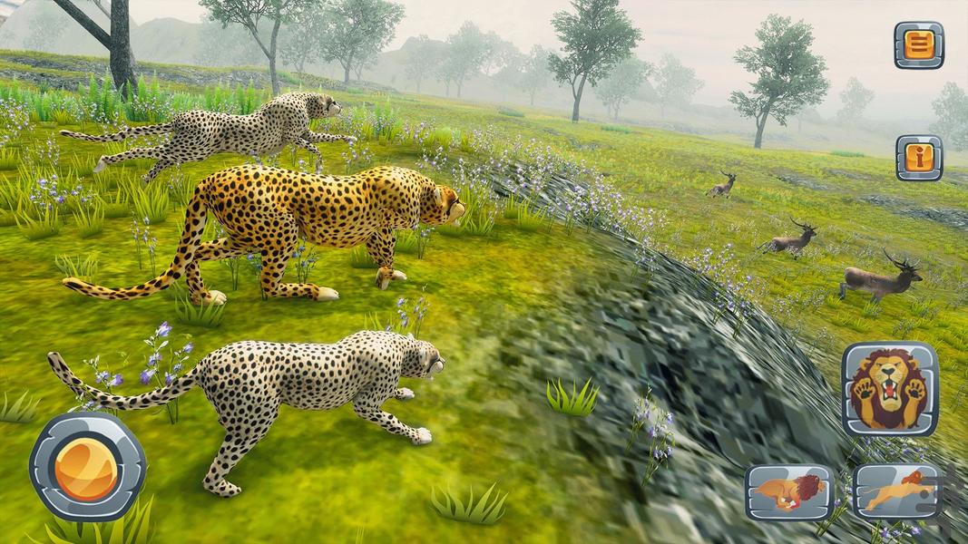 بازی زندگی در حیات وحش چیتا ها - عکس بازی موبایلی اندروید
