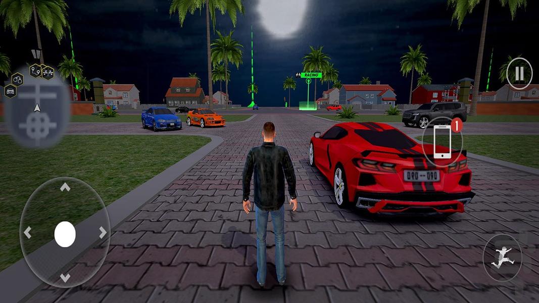 ماشین بازی در شهر - Gameplay image of android game
