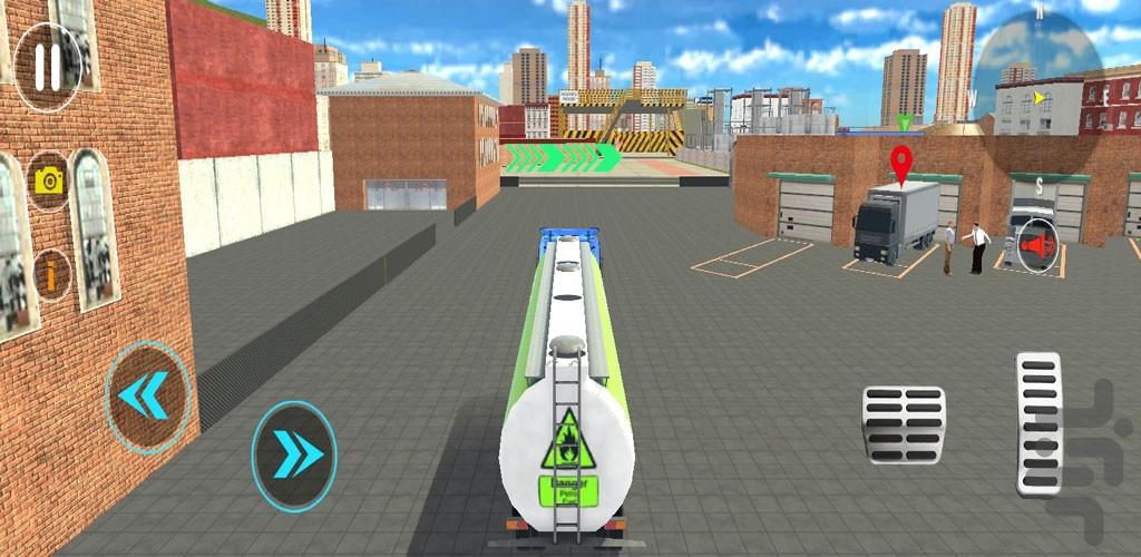 بازی کامیون انتقال وسایل نقلیه - Gameplay image of android game