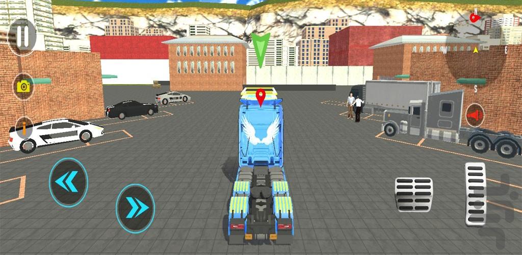 بازی کامیون انتقال وسایل نقلیه - Gameplay image of android game