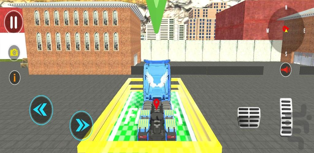 بازی کامیون انتقال وسایل نقلیه - Gameplay image of android game