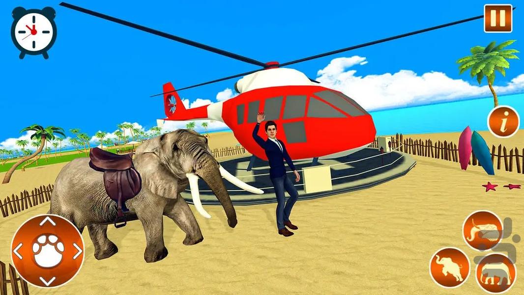 بازی فیل سواری - Gameplay image of android game