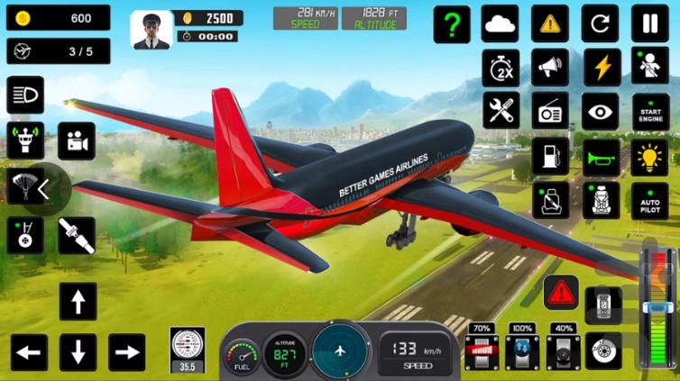 بازی هواپیمای مسافربری - Gameplay image of android game