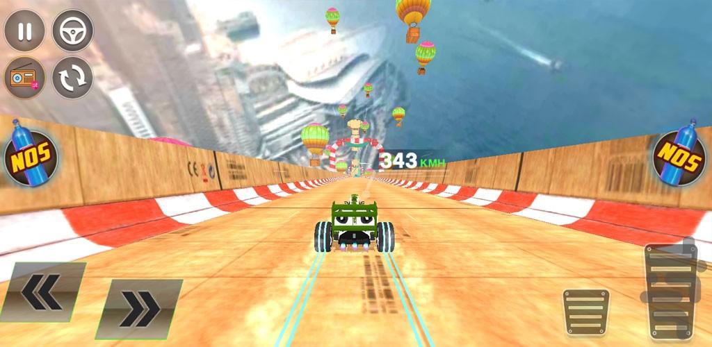 بازی مسابقات فرمول یک ماشین - Gameplay image of android game