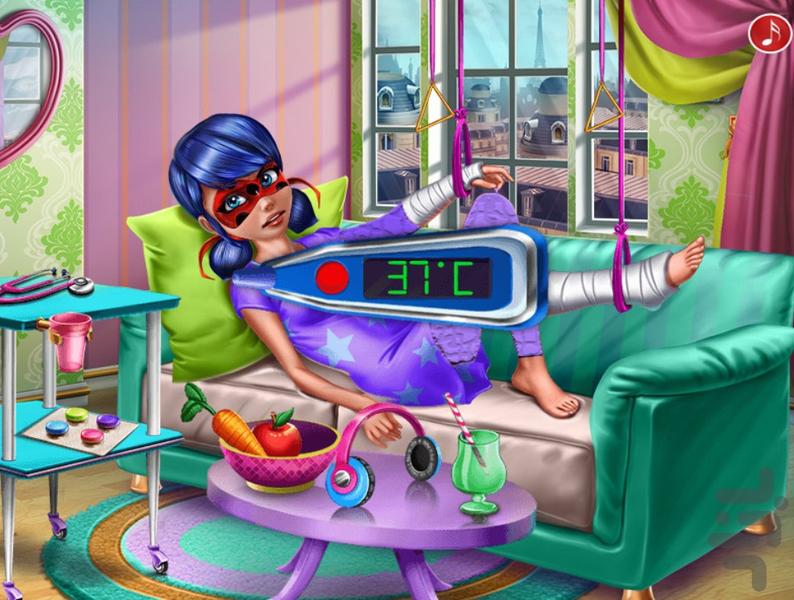 بازی دخترانه مراقبت از لیدی باگ - عکس بازی موبایلی اندروید