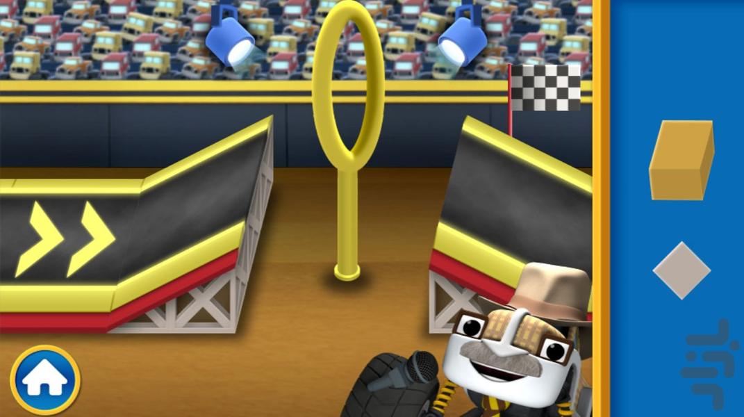 بازی بلیز و ماشین ها _ تعمیر جاده - Gameplay image of android game