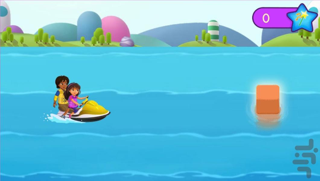 ماشین بازی شخصیت های کارتونی - Gameplay image of android game