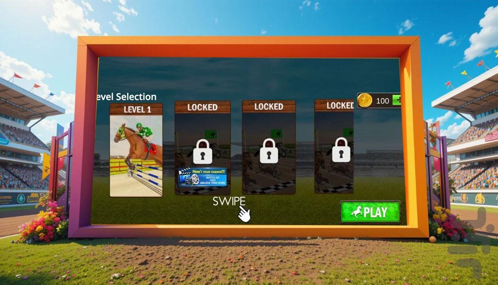بازی اسب سواری - Gameplay image of android game