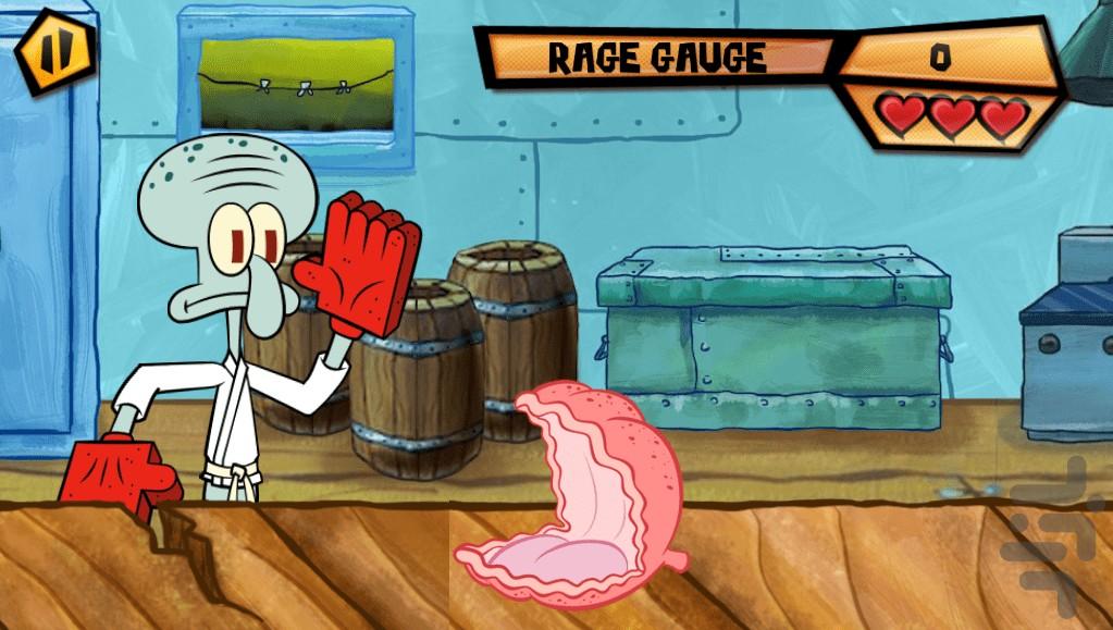 بازی باب اسفنجی کاراته باز - Gameplay image of android game