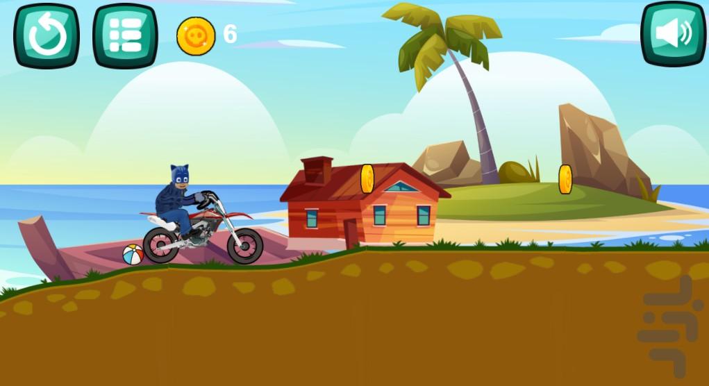 بازی موتور سواری گروه شب نقاب - Gameplay image of android game