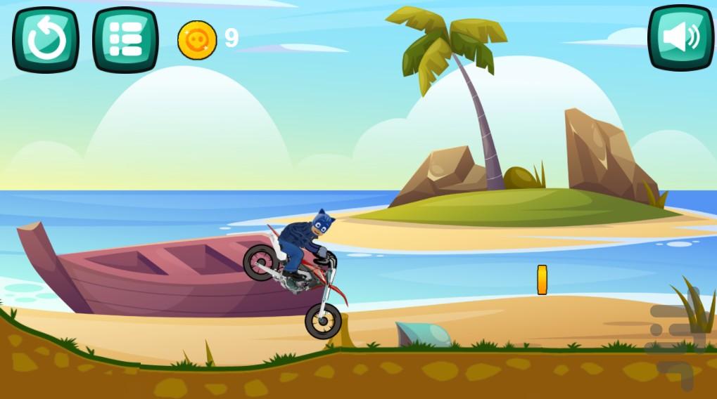 بازی موتور سواری گروه شب نقاب - Gameplay image of android game