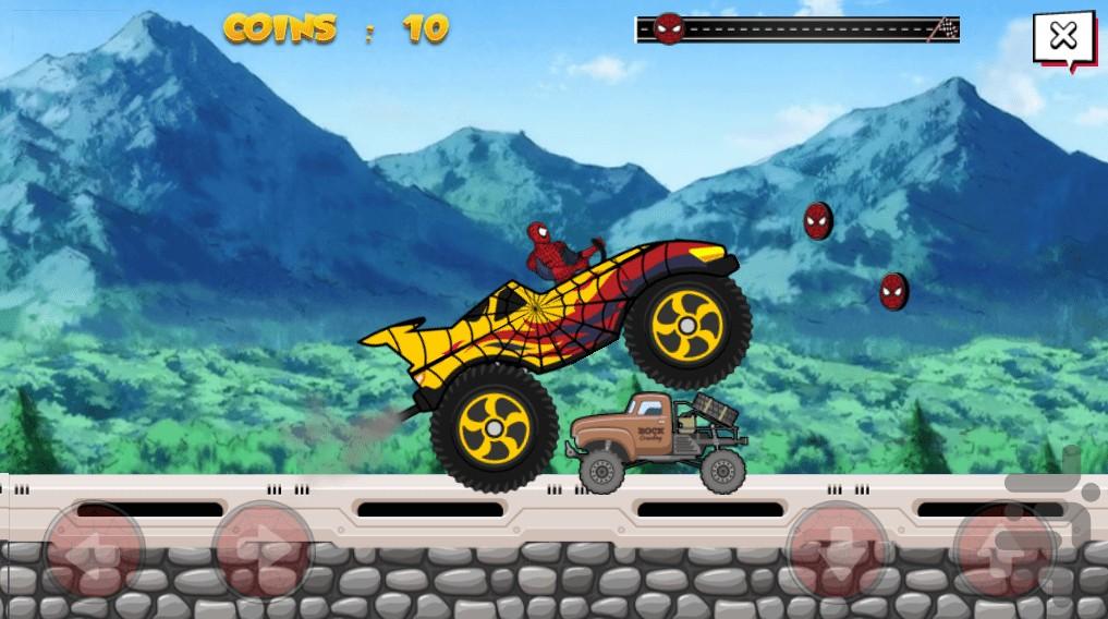 ماشین بازی مرد عنکبوتی - عکس بازی موبایلی اندروید