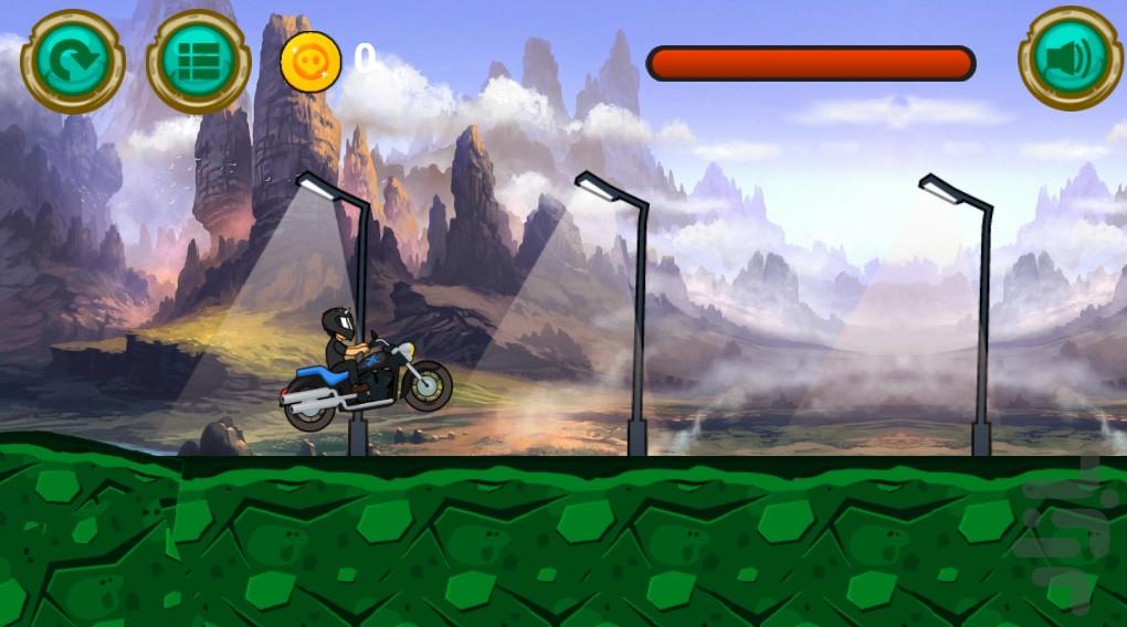 بازی موتور مسابقه ای - عکس بازی موبایلی اندروید