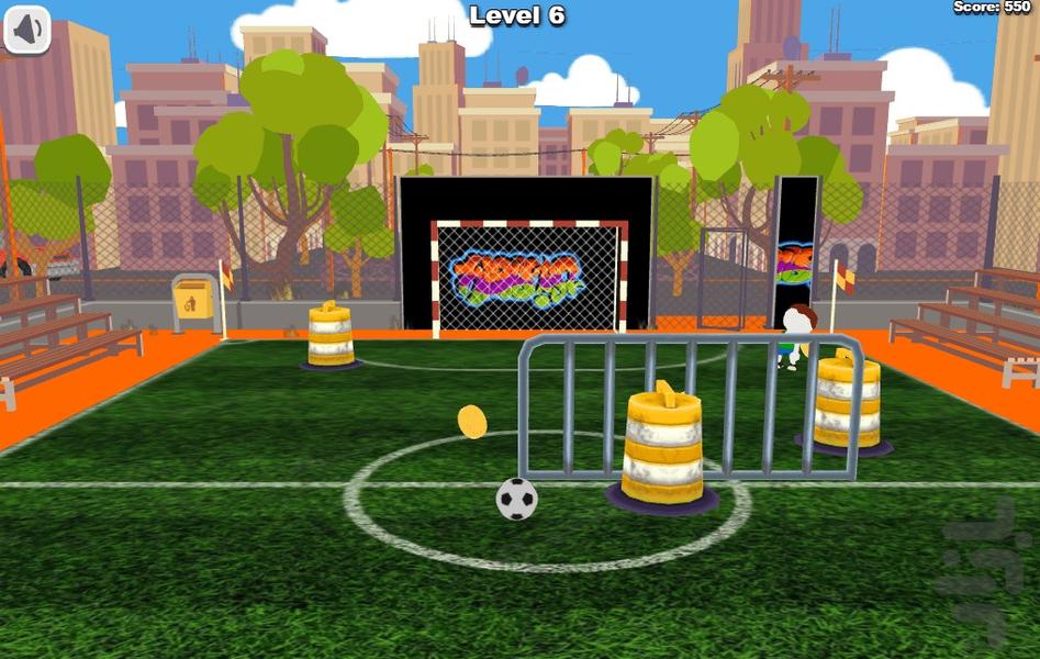 بازی فوتبال - Gameplay image of android game