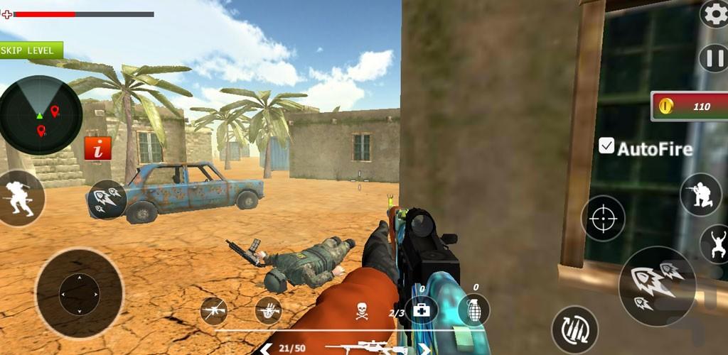 بازی تفنگی جدید - Gameplay image of android game