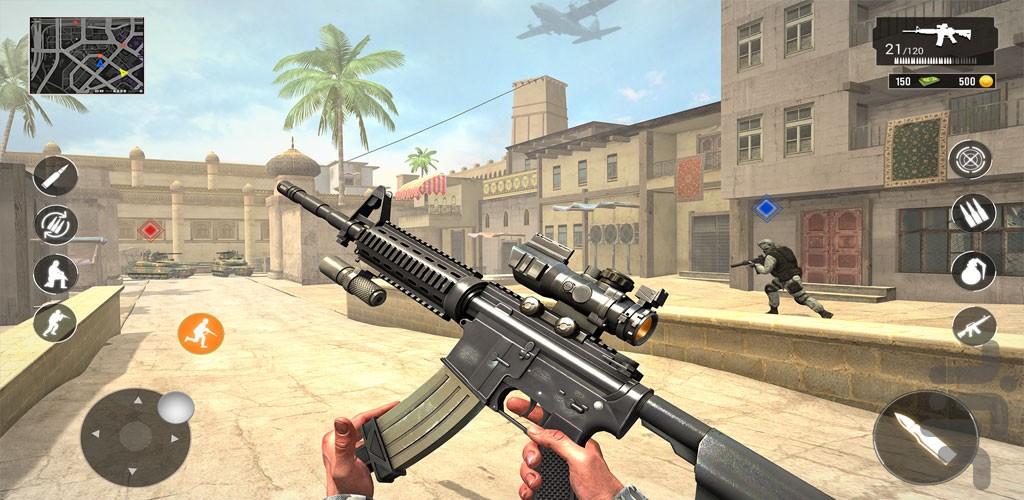 بازی تفنگی جدید - Gameplay image of android game